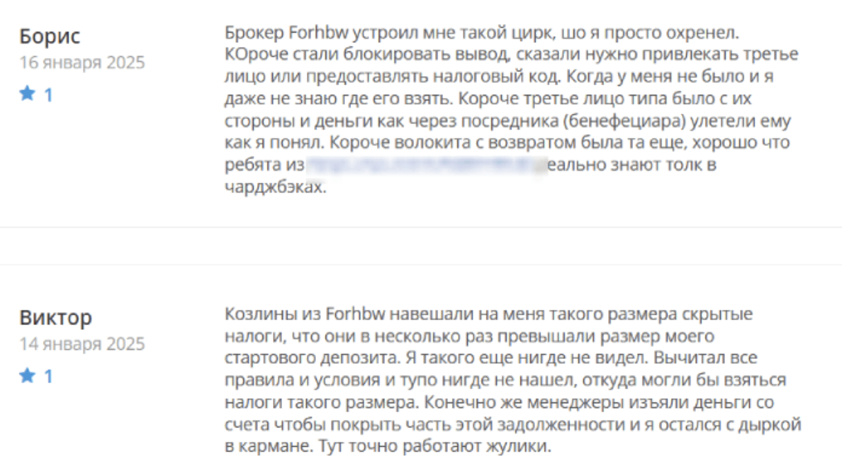 Forhbw отзывы