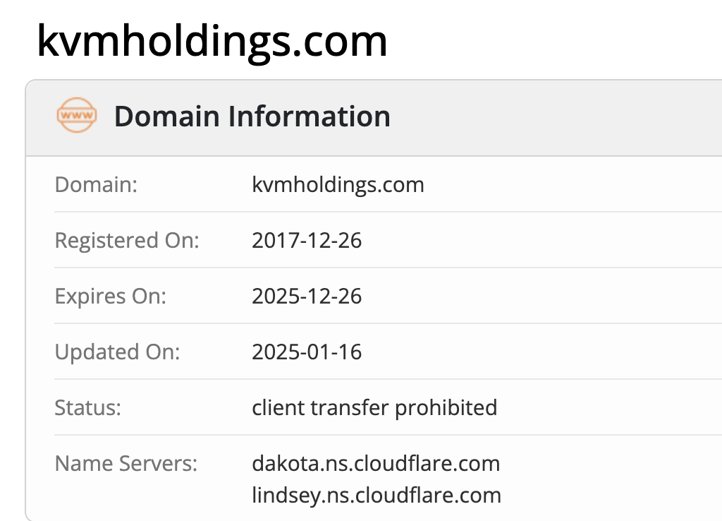 KVM Holdings скам