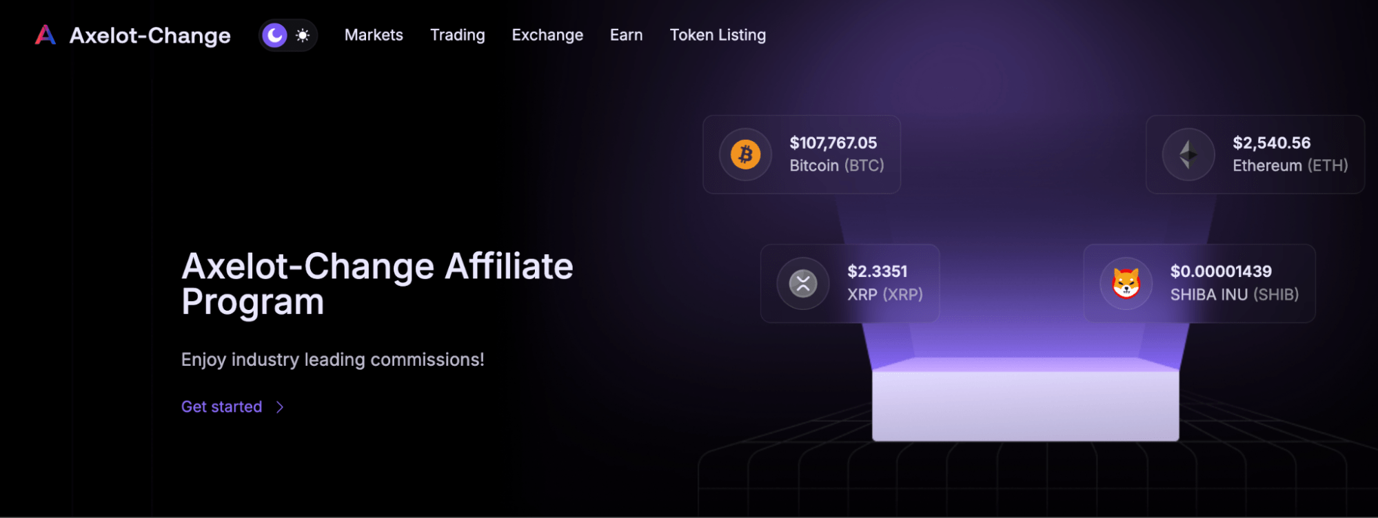Axelot-Change обзор сайта