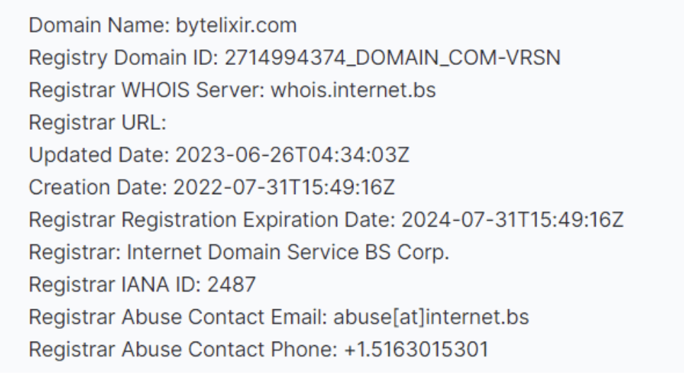 ByteLixir лохотрон