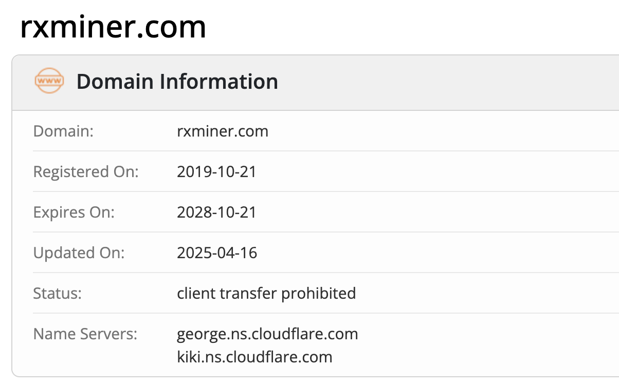 домен Rxminer