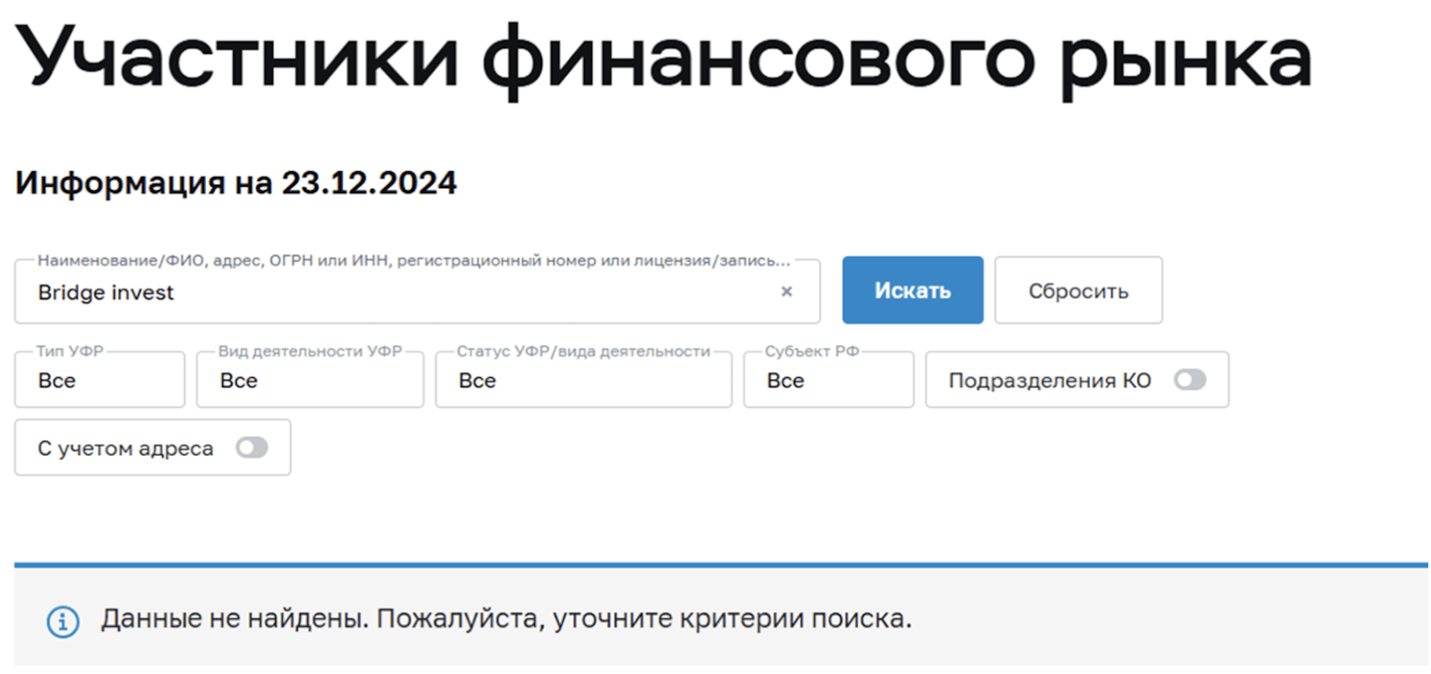 Bridge Invest Market скам