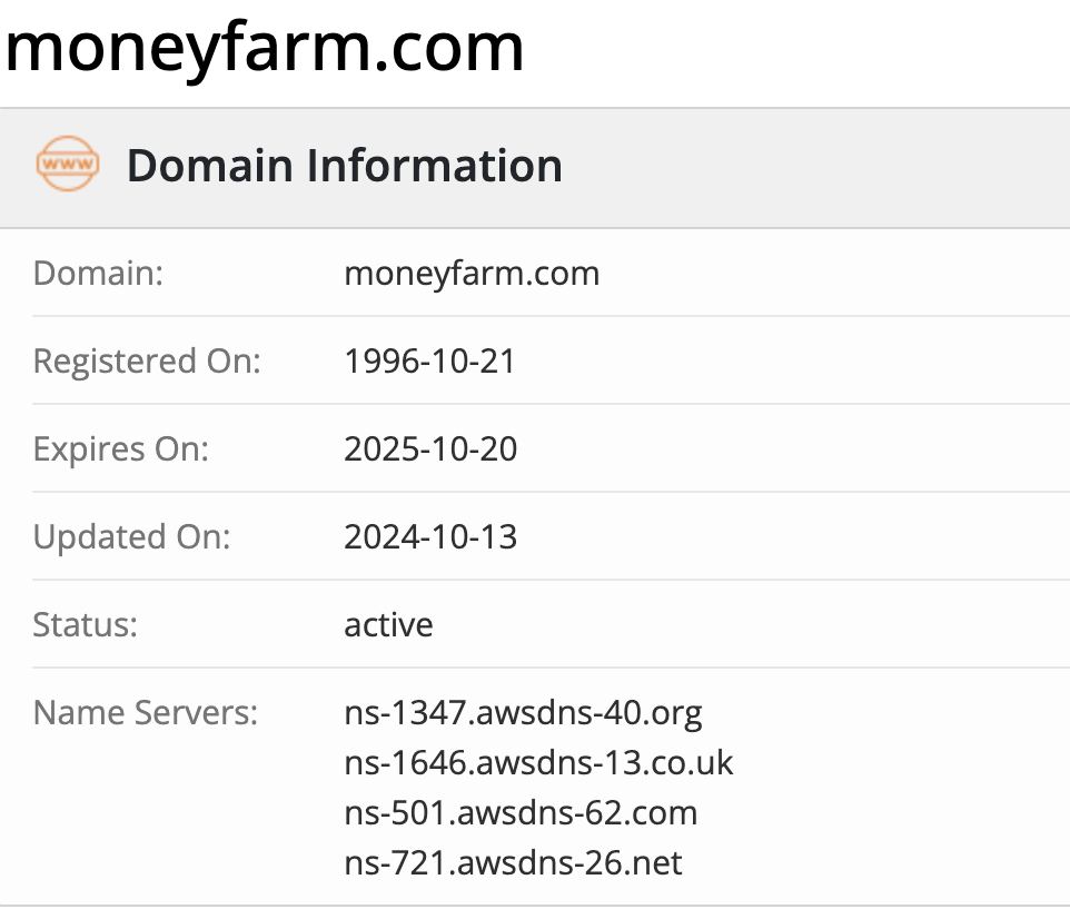 домен Moneyfarm 