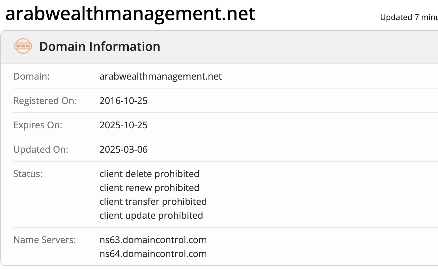 Arab Wealth Management скам