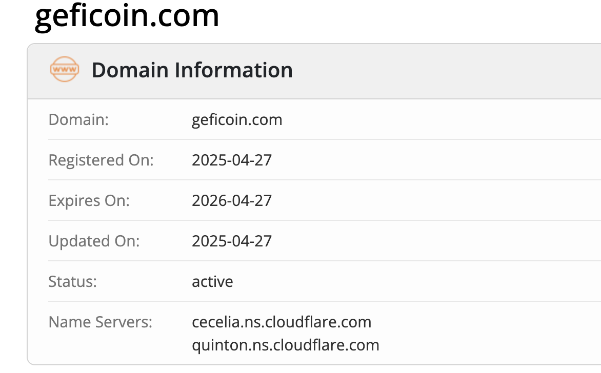 GEFICOIN домен