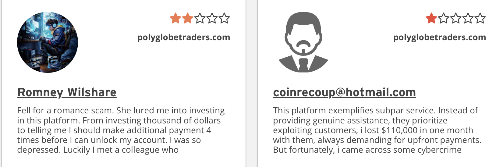 отзыв PolyGlobe Traders