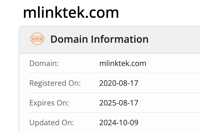 Mlinktek домен