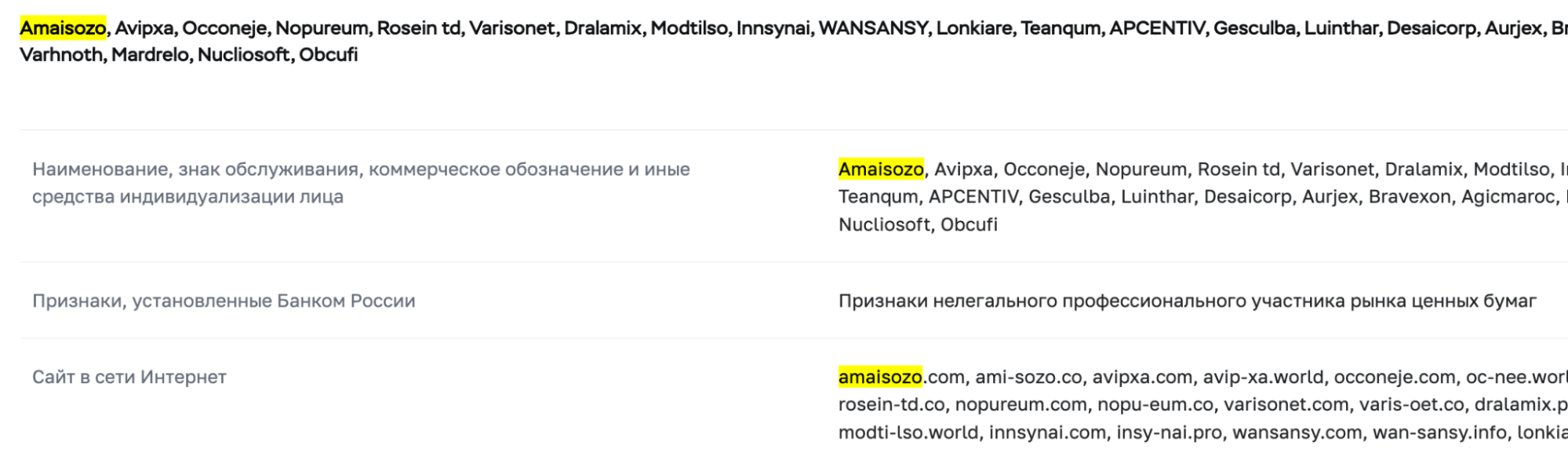 юр данные Serlogsa