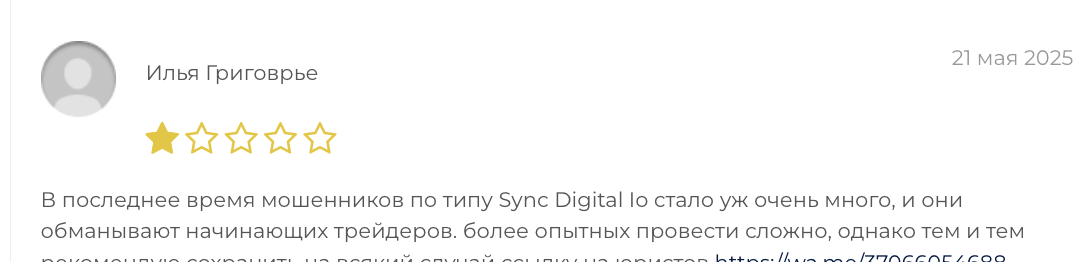 отзыв Sync Digital