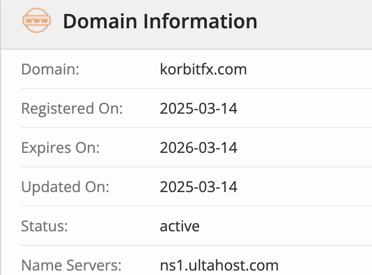 домен Korbitfx