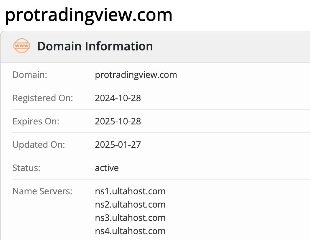 ProTradingView домен