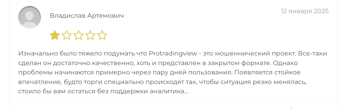 ProTradingView отзыв