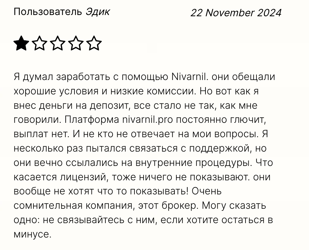 Nivarnil отзывы