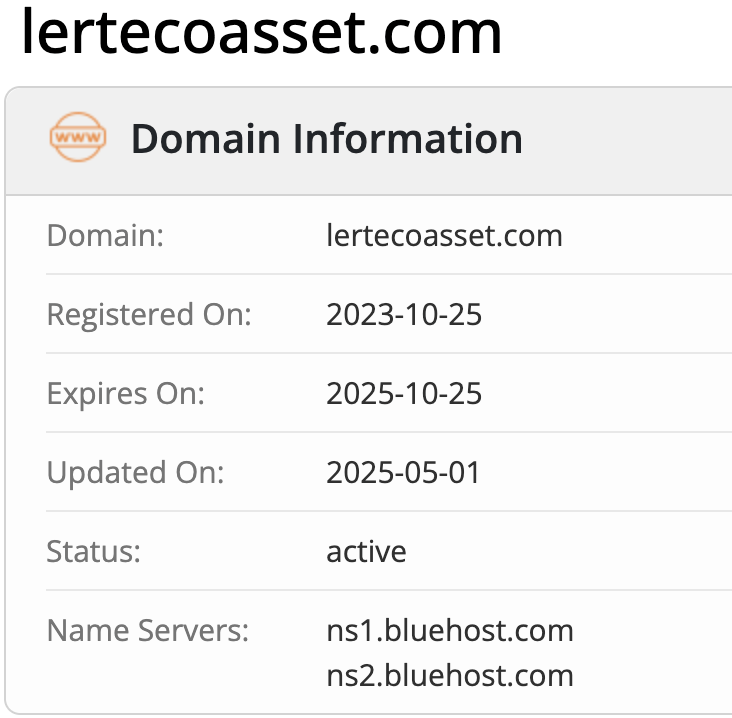 Lerteco Asset Finance домен