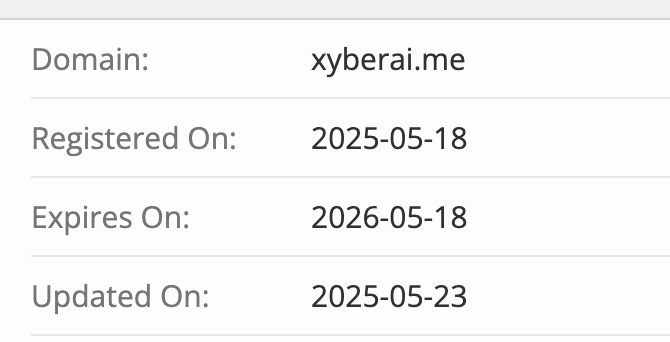 домен XyberAI