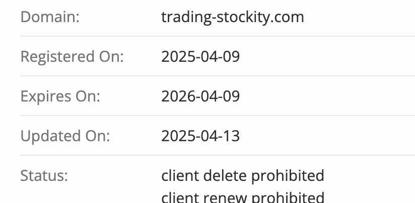 домен Stockity