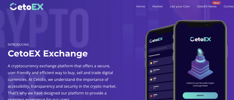 обзор CetoEX Exchange