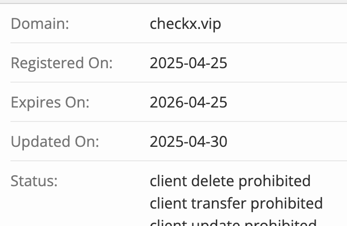 домен CheckX