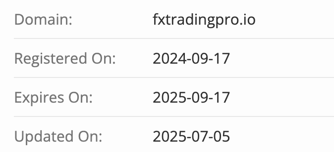 FxTradingPro домен