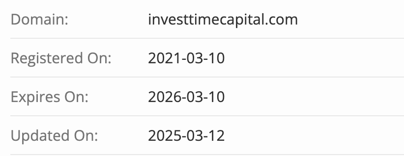 домен Invest Time Capital