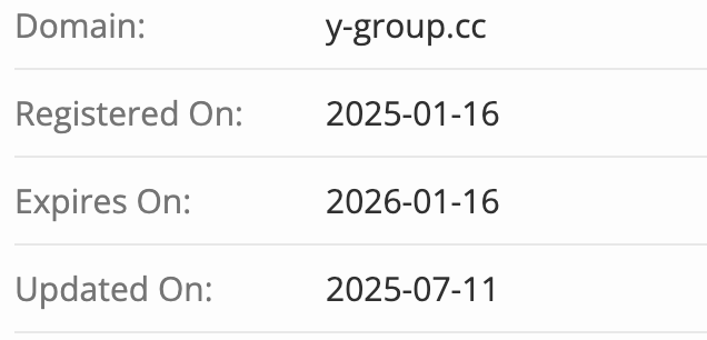 домен Y Group