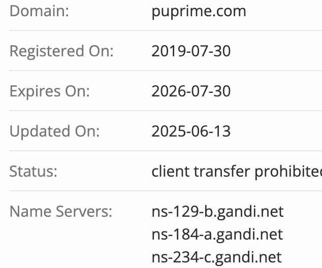 PU Prime домен