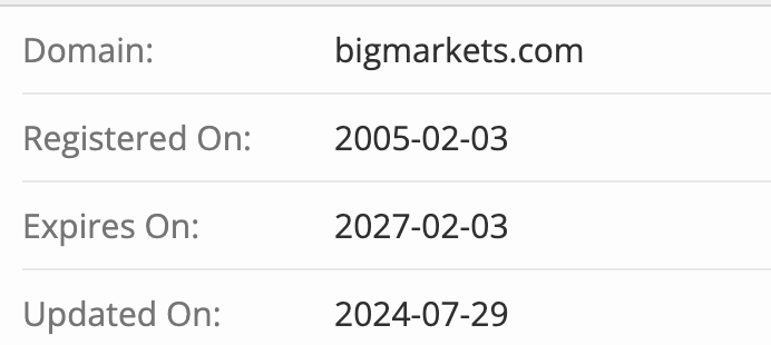 домен BigMarkets
