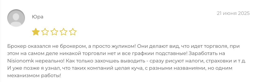 Nisionomk отзыв