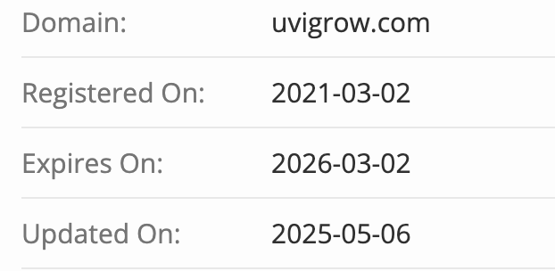 домен Uvigrow