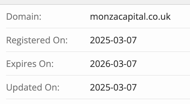 домен Monza Capital