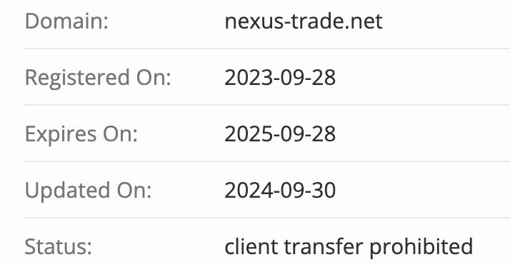 домен Nexus Trade