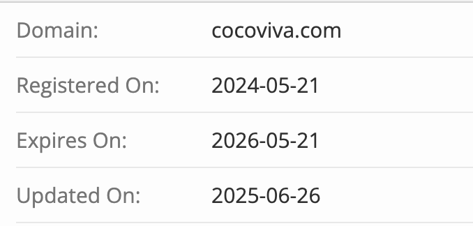 домен Coco Viva