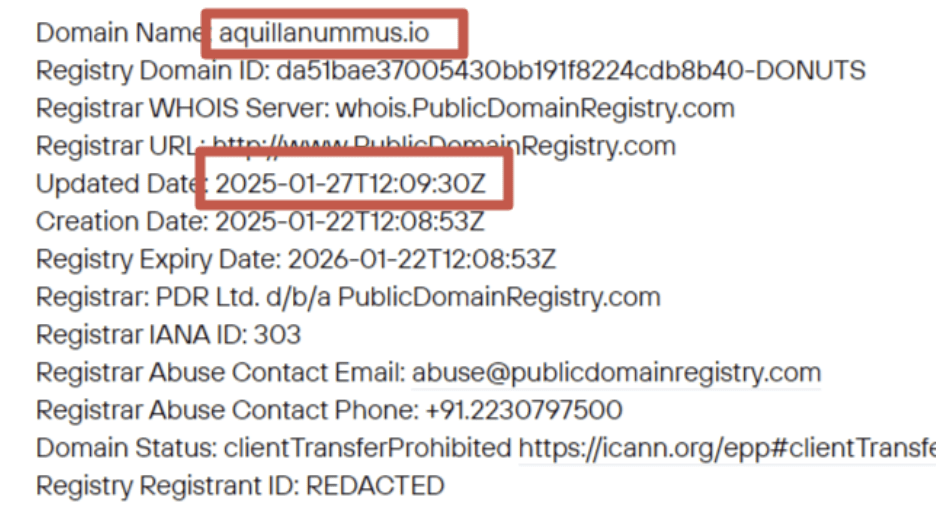 домен Aquilla Nummus