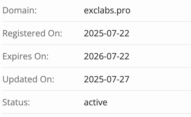 домен exc Labs