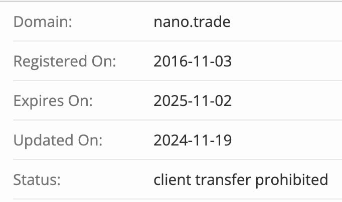 домен Nano Trade