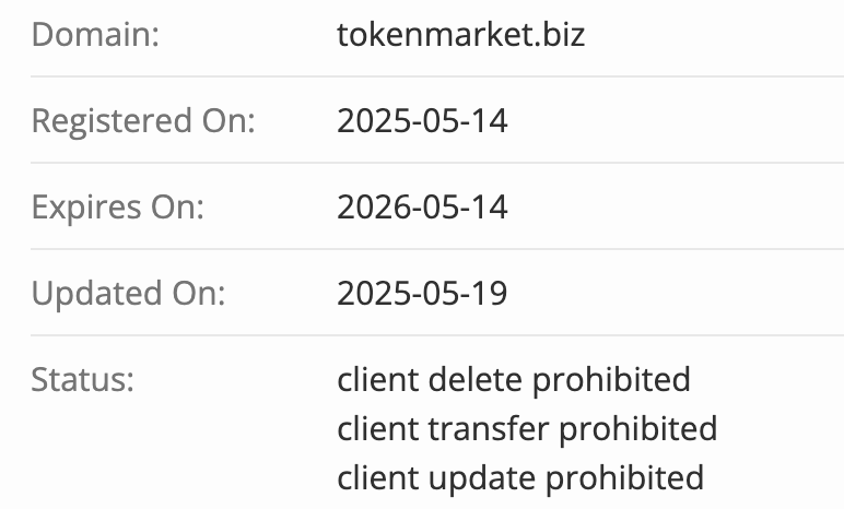 домен TokenMarket