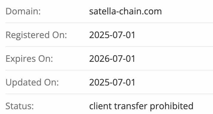 домен Satella-Chain