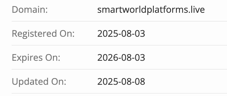 домен SmartWorldPlatform