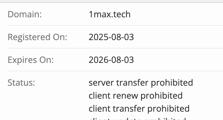 домен CryptoBoostX / 1MAX