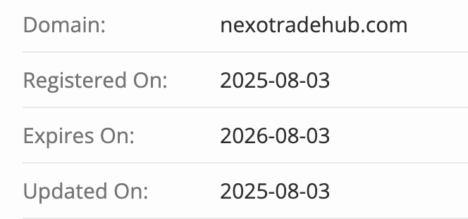 домен Nexo Trade