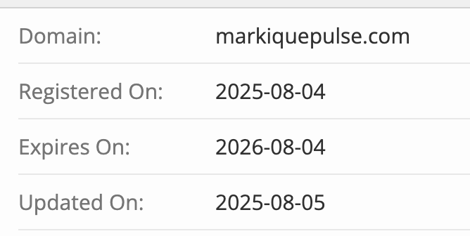 домен Markiquepulse