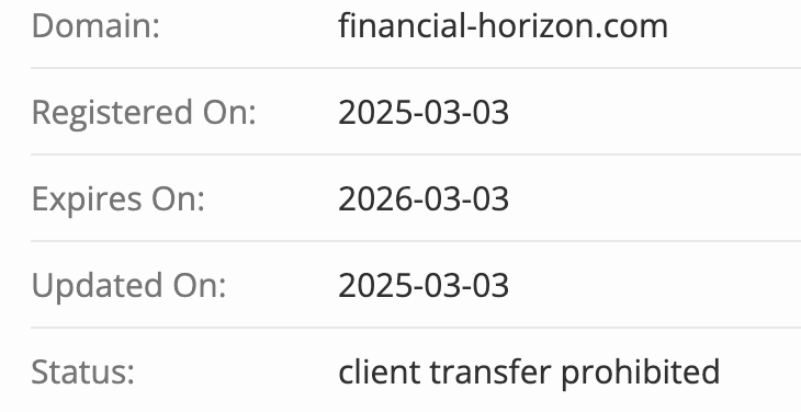 домен Horizon Invest Group / Financial‑Horizon