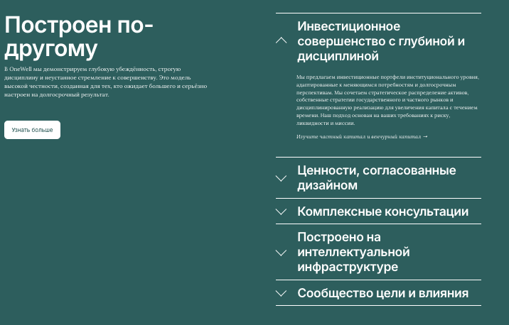 что известно о OneWell