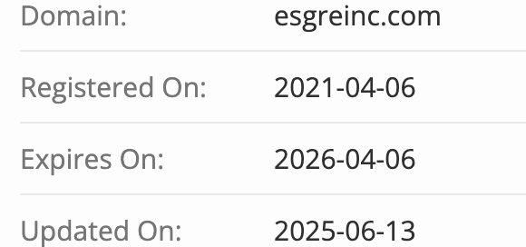 домен Esgreinc