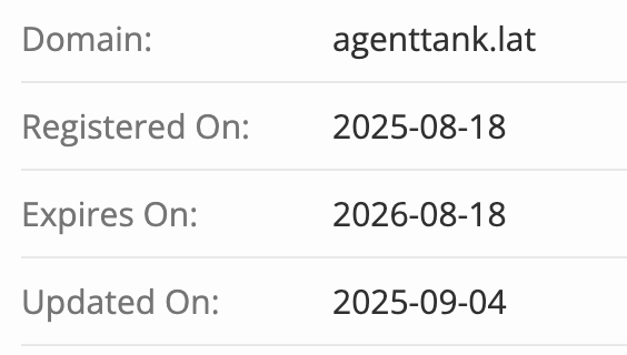 домен AgentTank
