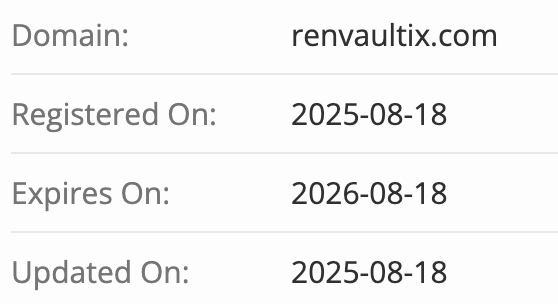 домен Ren Vaultix