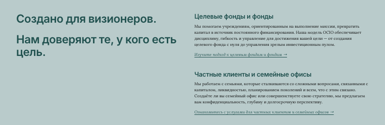 инфо о OneWell