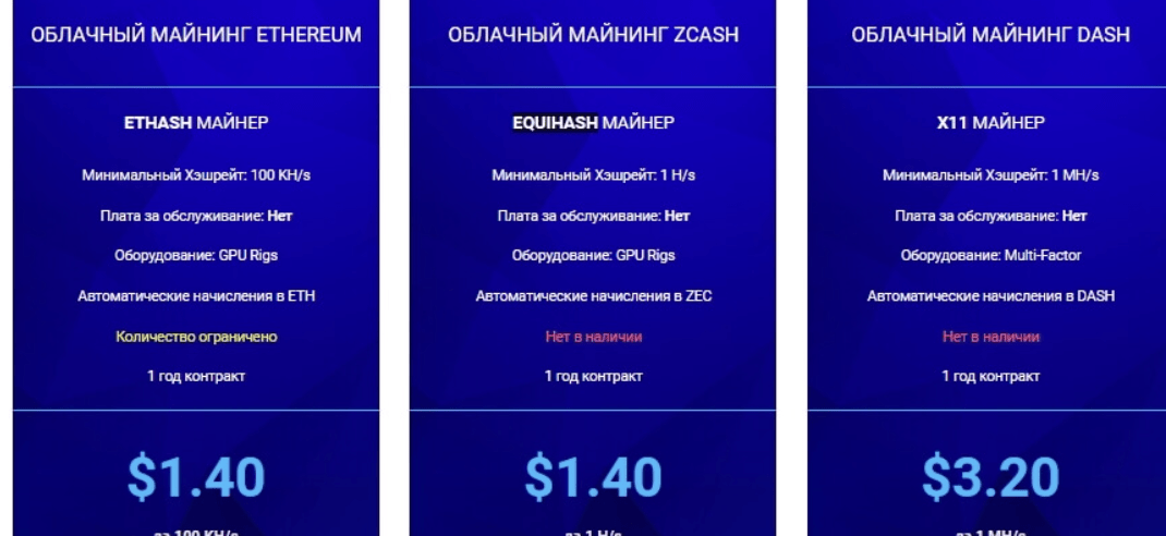 инфо о сайте HashFlare