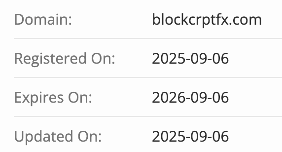 BlockcrptFX домен