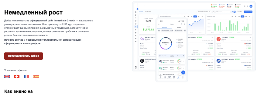 обзор Immediate Growth